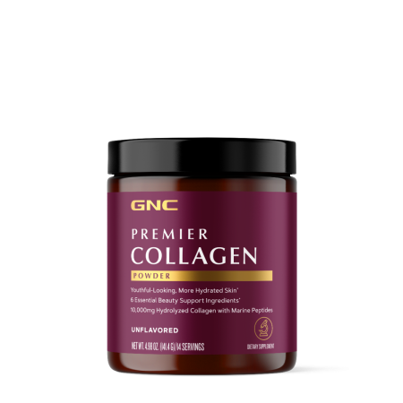 Gnc Premier Collagen Powder, Formula Premium De Peptide De Colagen Hidrolizat Fara Aroma, 141.4 G Gnc Premier Collagen Powder, Formula Premium De Peptide De Colagen Hidrolizat Fara Aroma, 141.4 G