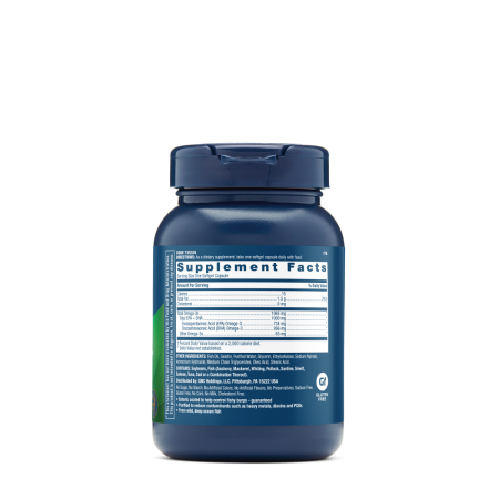 Gnc Triple Strength Fish Oil, Ulei De Peste 1000 Mg Omega 3 Epa Si Dha, 60 Cps