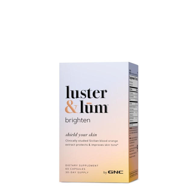 Gnc Luster & Lum Brighten, Formula Pentru Sanatatea Pielii, 60 Cps Gnc Luster & Lum Brighten, Formula Pentru Sanatatea Pielii, 60 Cps