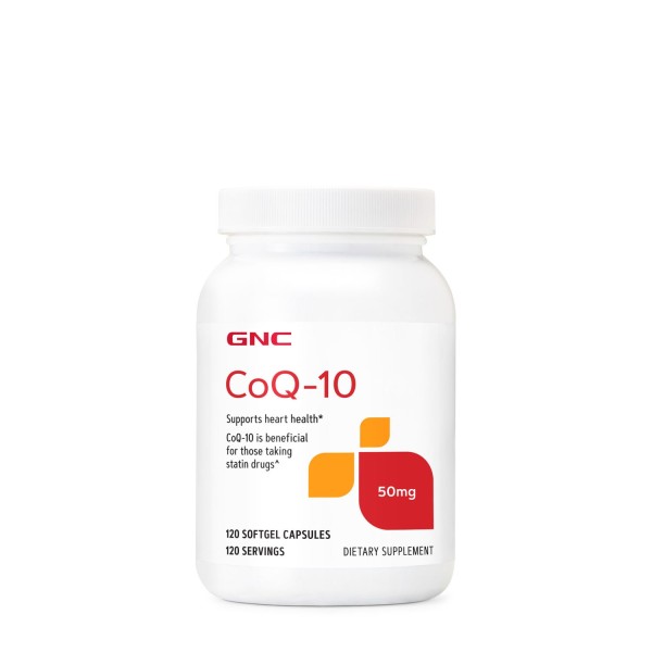 Gnc Coq-10  Naturala 50 Mg, Coenzima Coq-10, 120 Cps