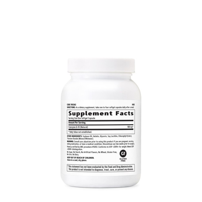Gnc Coenzima Q-10 Naturala 100 Mg, 120 Cps Gnc Coenzima Q-10 Naturala 100 Mg, 120 Cps