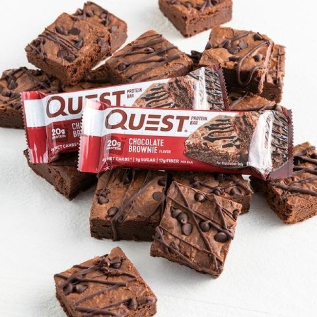 Quest Protein Bar, Baton Proteic, Cu Aroma De Prajitura Cu Ciocolata, 60g Quest Protein Bar, Baton Proteic, Cu Aroma De Prajitura Cu Ciocolata, 60g
