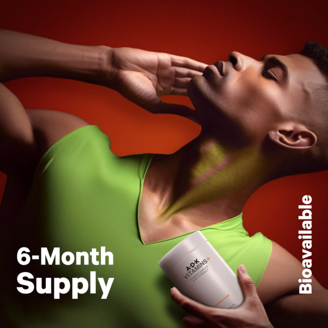 Codage Adk Vitamin Supplement, Formula Pentru O Piele Sanatoasa, Oase Puternice Si Sistem Imunitar Active, 180 Cps