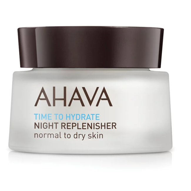 Ahava Night Replenisher Normal Dry, Crema Regeneranta De Noapte Pentru Ten Normal Si Uscat, 50ml