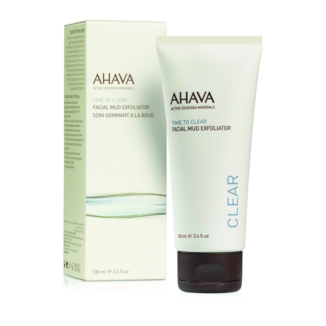 Ahava Facial Mud Exfoliator, Exfoliator Facial Cu Namol, 100 Ml