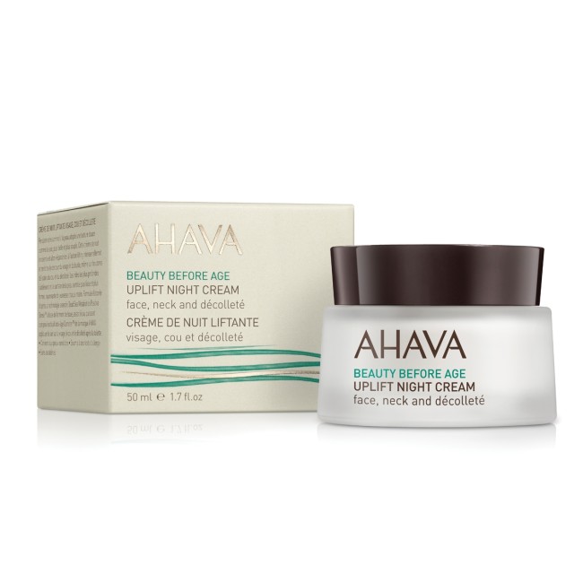 Ahava Uplift Night Cream, Crema De Noapte Cu Efect De Lifting, 50 Ml
