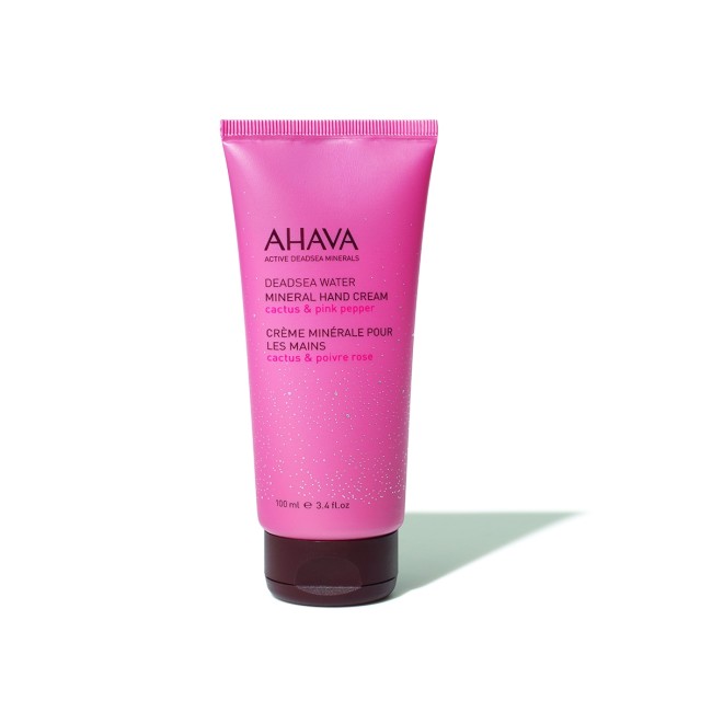 Ahava Mineral Hand Cream Cactus & Pink Pepper, Crema De Maini Pe Baza De Minerale, 100 Ml