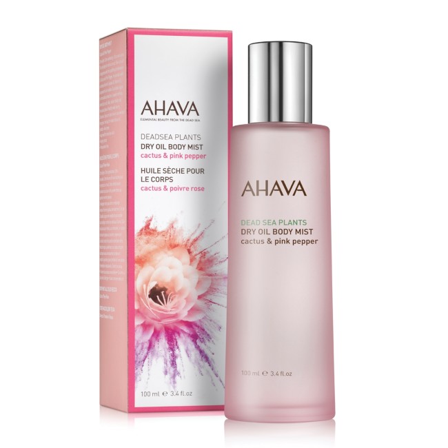 Ahava Dry Oil Body Mist Cactus And Pink Pepper, Ulei Uscat Pentru Corp, 100 Ml