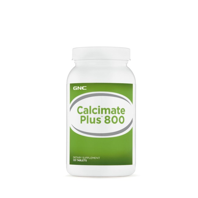Gnc Calcimate Plus 800, Citrat Malat De Calciu, 120 Tb Gnc Calcimate Plus 800, Citrat Malat De Calciu, 120 Tb