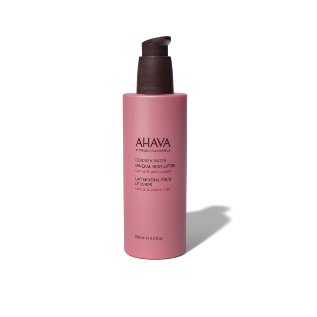 Ahava Mineral Body Lotion Cactus & Pink Pepper, Lotiune De Corp Pe Baza De Minerale, 250 Ml