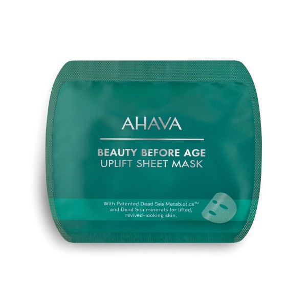 Ahava Beauty Before Age Uplift Sheet Mask, Masca Pentru Intinerirea Si Fermitatea Tenului, 34 G