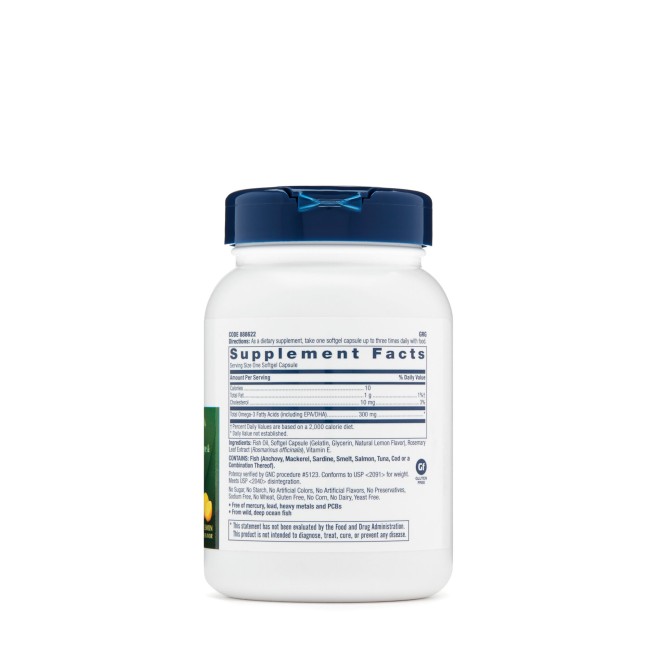 Gnc Fish Oil, Ulei De Peste, 90 Cps Gnc Fish Oil, Ulei De Peste, 90 Cps