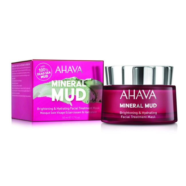 Ahava Brightening & Hydrating Facial Treatment Mask, Masca Cu Namol Pentru Albirea Si Hidratarea Tenului, 50ml