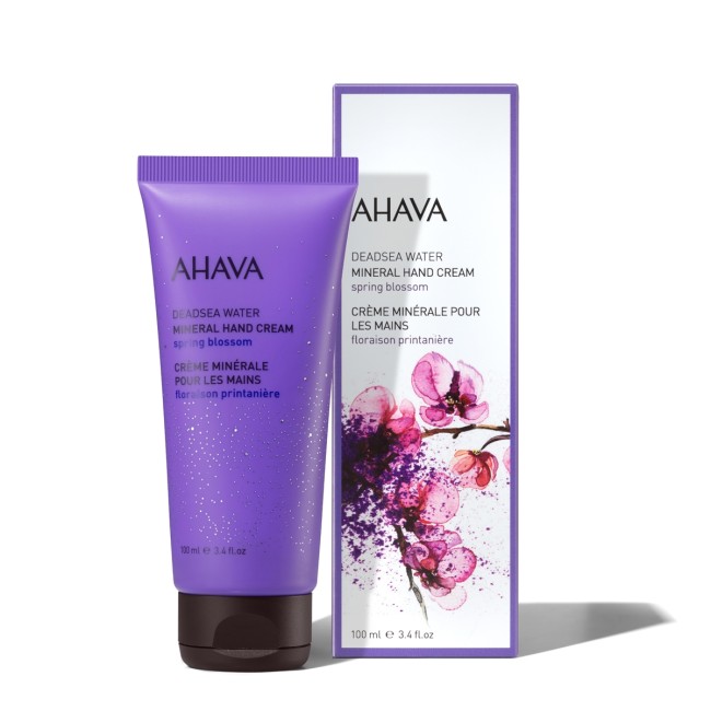 Ahava Mineral Hand Cream Spring Blossom, Crema De Maini Pe Baza De Minerale, 100 Ml