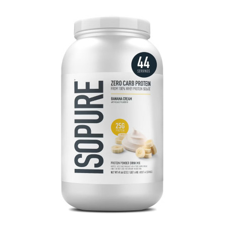 Isopure Zero Carb, Proteina Cu Aroma De Crema De Banane, 1400 G