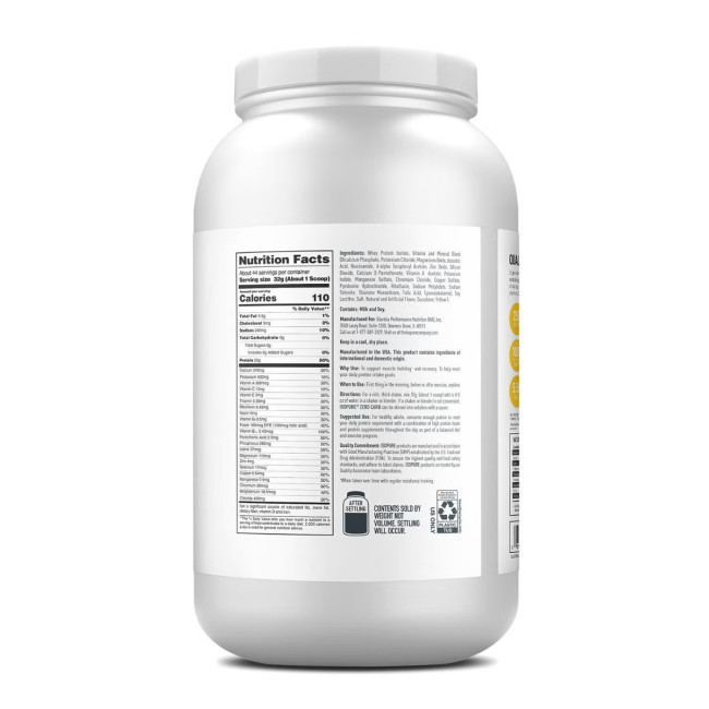 Isopure Zero Carb, Proteina Cu Aroma De Crema De Banane, 1400 G