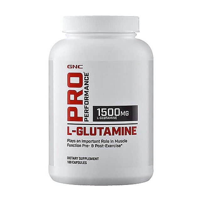 Gnc Pro Performance L-glutamine 1500 Mg, Glutamina, 180 Cps Gnc Pro Performance L-glutamine 1500 Mg, Glutamina, 180 Cps