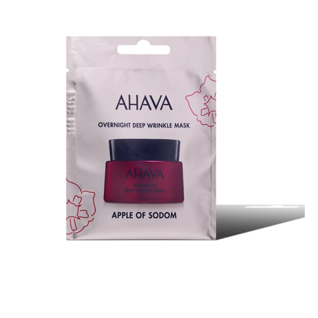 Ahava Single Use Overnight Deep Wrinkle Mask, Masca Pentru Fata, 6ml