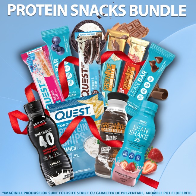 Protein Snacks Bundle, Pachet De Gustari Proteice, Mix De Arome Protein Snacks Bundle, Pachet De Gustari Proteice, Mix De Arome