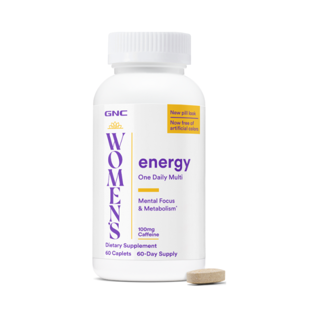 Gnc Women`s One Daily Multivitamin Energy, Formula Energizanta De Multivitamine Pentru Femei, 60 Tb