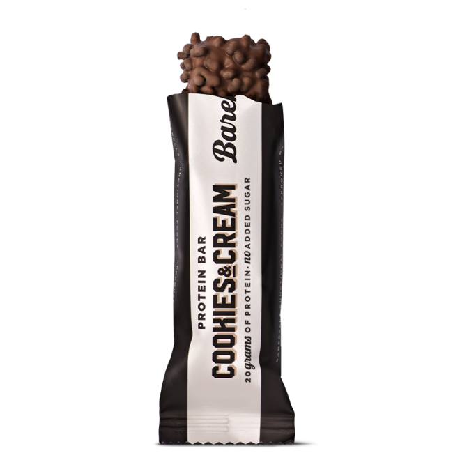 Barebells Bars Baton Proteic Cu Aroma De Biscuiti Si Frisca, 55g Barebells Bars Baton Proteic Cu Aroma De Biscuiti Si Frisca, 55g