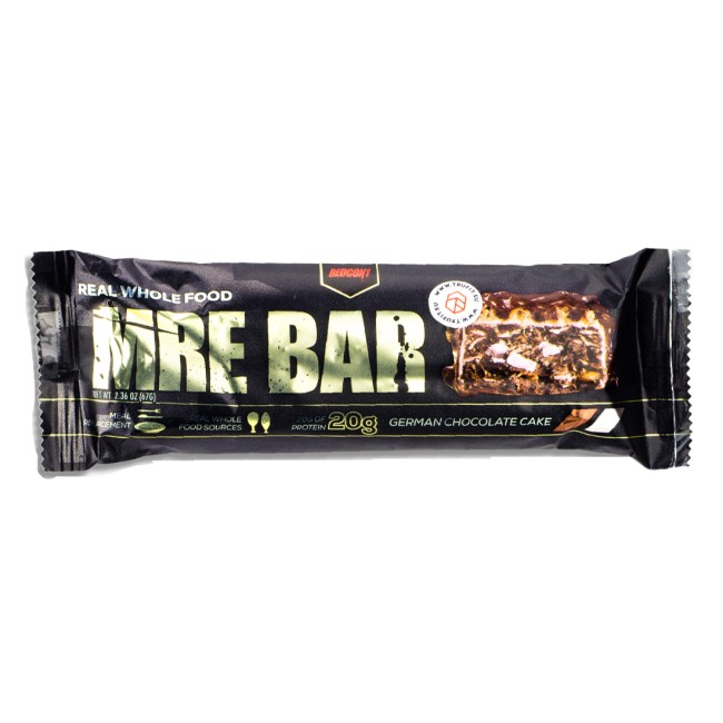 Redcon1 Mre Protein Bar German Chocolate Cake, Baton Proteic Cu Aroma De Prajitura Germana Cu Ciocolata, 67 G Redcon1 Mre Protein Bar German Chocolate Cake, Baton Proteic Cu Aroma De Prajitura Germana Cu Ciocolata, 67 G