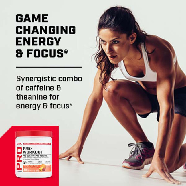 Gnc Pro Performance Pre-workout - Watermelon Flavor, Pre-workout, Cu Aroma De Pepene, 327g