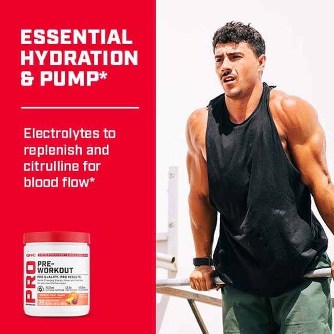 Gnc Pro Performance Pre-workout - Watermelon Flavor, Pre-workout, Cu Aroma De Pepene, 327g