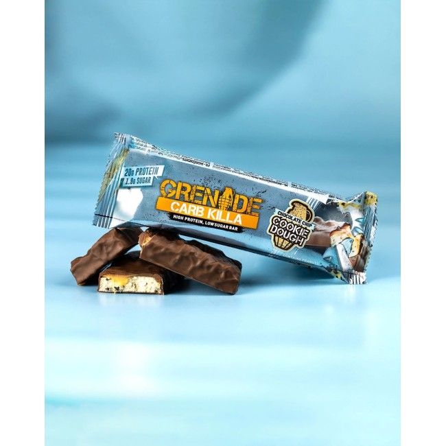 Grenade Carb Killa Protein Bar, Baton Proteic, Cu Aroma De Prajitura Cu Bucati De Ciocolata, 60g