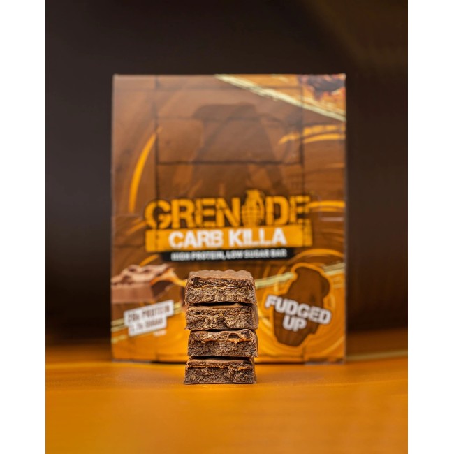Grenade Carb Killa Baton Proteic Cu Aroma Fudged Up, Ciocolata Cu Caramel, 60g Grenade Carb Killa Baton Proteic Cu Aroma Fudged Up, Ciocolata Cu Caramel, 60g