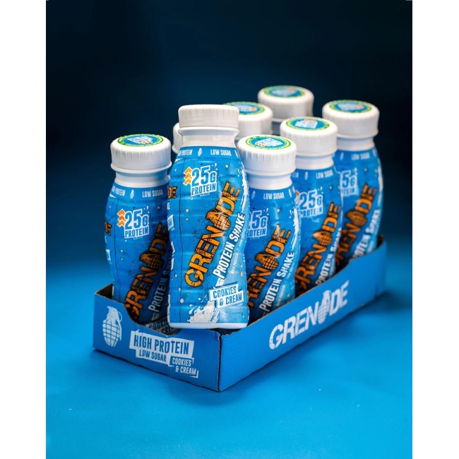 Grenade Carb Killa Protein Shake, Shake Proteic Rtd Cu Aroma De Biscuiti Si Frisca, 330 Ml Grenade Carb Killa Protein Shake, Shake Proteic Rtd Cu Aroma De Biscuiti Si Frisca, 330 Ml