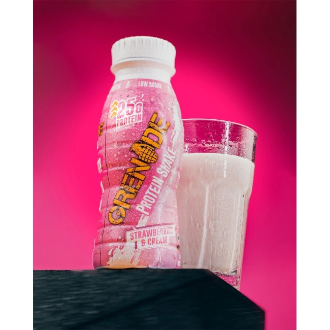 Carb Killa Protein Shake, Shake Proteic Rtd Cu Aroma De Capsuni, 330 Ml