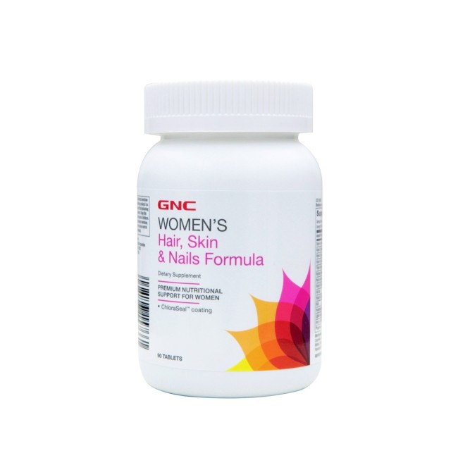 Gnc Women's Hair, Skin, Nails, Formula Pentru Par, Piele Si Unghii, 90 Tb