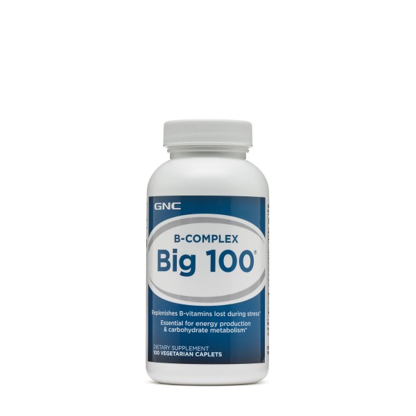 Gnc B-complex Big 100, Complex De Vitamina B, 100 Tb