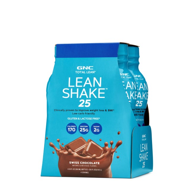 Gnc Total Lean Lean Shake 25, Shake Proteic Rtd Cu Aroma De Ciocolata Elvetiana, 414 Ml Gnc Total Lean Lean Shake 25, Shake Proteic Rtd Cu Aroma De Ciocolata Elvetiana, 414 Ml