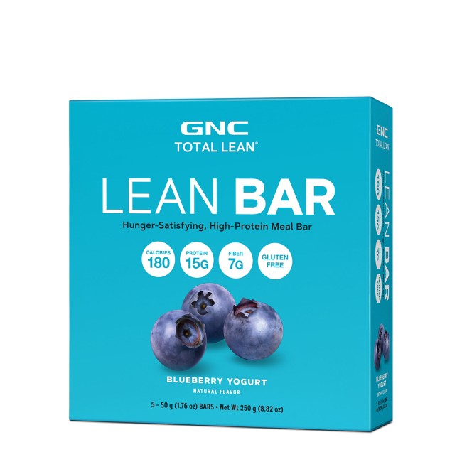 Gnc Total Lean Lean Bar, Baton Proteic, Cu Aroma De Iaurt Si Afine, 50g Gnc Total Lean Lean Bar, Baton Proteic, Cu Aroma De Iaurt Si Afine, 50g