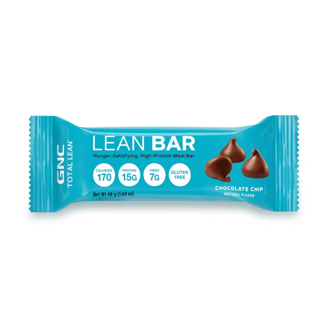 Gnc Total Lean Lean Bar, Baton Proteic, Cu Aroma De Fulgi De Ciocolata, 48 G