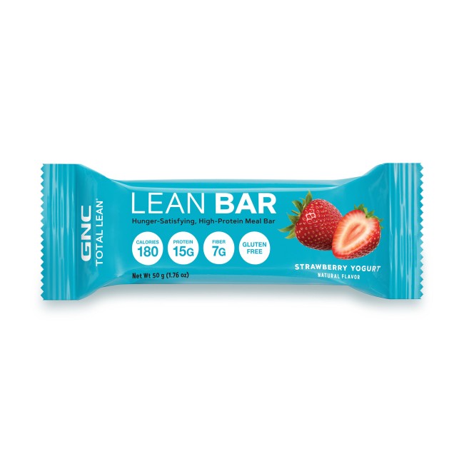 Gnc Total Lean Lean Bar, Baton Proteic, Cu Aroma De Capsuni Si Iaurt, 50g Gnc Total Lean Lean Bar, Baton Proteic, Cu Aroma De Capsuni Si Iaurt, 50g