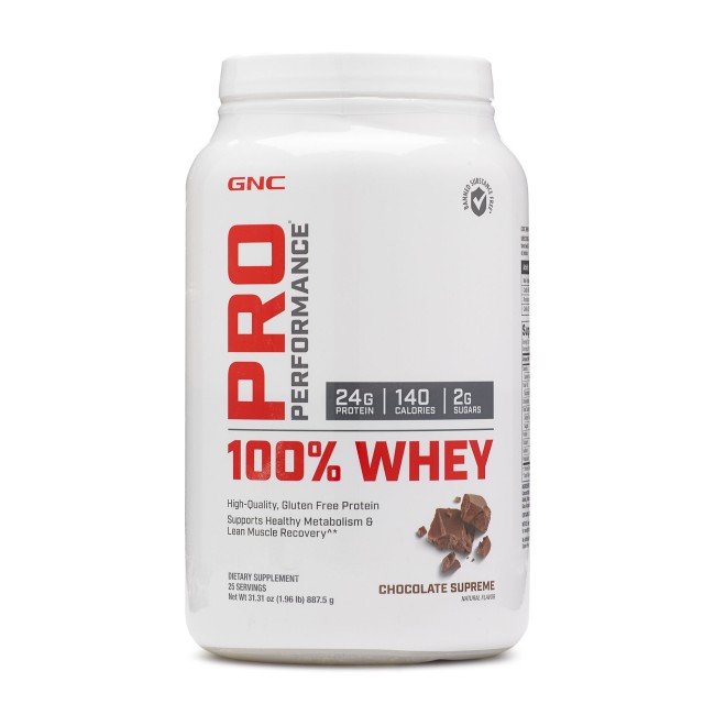 Gnc Pro Performance 100% Whey, Proteina Din Zer, Cu Aroma De Ciocolata, 887.5g Gnc Pro Performance 100% Whey, Proteina Din Zer, Cu Aroma De Ciocolata, 887.5g