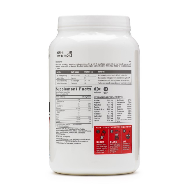 Gnc Pro Performance 100% Whey, Proteina Din Zer, Cu Aroma De Vanilie, 850 G Gnc Pro Performance 100% Whey, Proteina Din Zer, Cu Aroma De Vanilie, 850 G