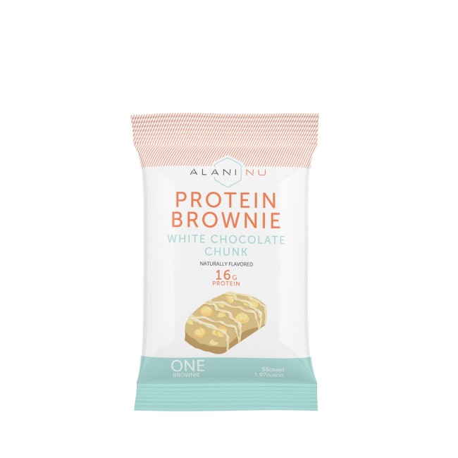 Alani Nu Biscuit Proteic Cu Aroma De Negresa Cu Ciocolata Alba, 56g Alani Nu Biscuit Proteic Cu Aroma De Negresa Cu Ciocolata Alba, 56g