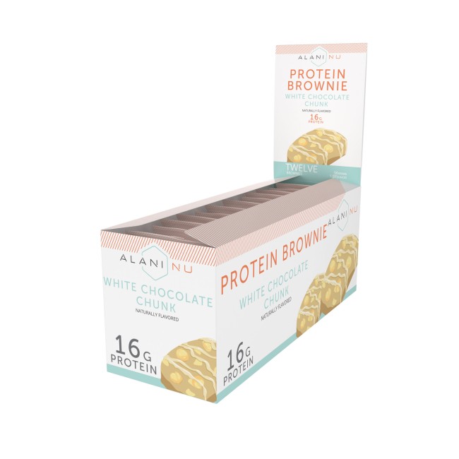 Alani Nu Biscuit Proteic Cu Aroma De Negresa Cu Ciocolata Alba, 56g Alani Nu Biscuit Proteic Cu Aroma De Negresa Cu Ciocolata Alba, 56g