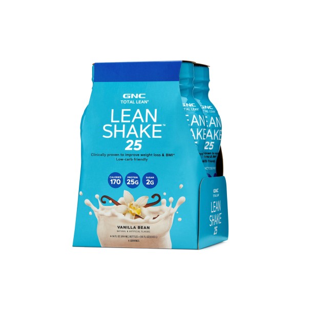 Gnc Total Lean Lean Shake 25, Shake Proteic Rtd Cu Aroma De Vanilie, 414 Ml Gnc Total Lean Lean Shake 25, Shake Proteic Rtd Cu Aroma De Vanilie, 414 Ml