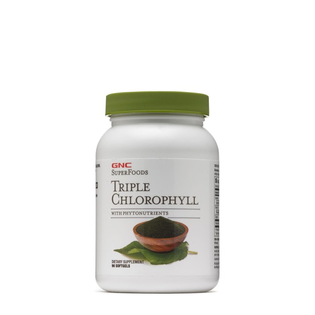 Gnc Superfoods Triple Chlorophyll, Clorofila Tripla Cu Fitonutrienti, 90 Cps Gnc Superfoods Triple Chlorophyll, Clorofila Tripla Cu Fitonutrienti, 90 Cps