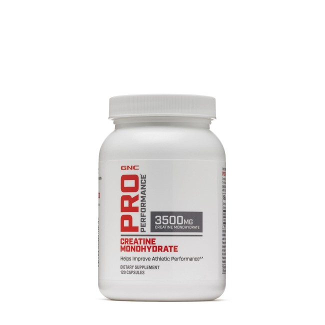 Gnc Pro Performance Creatine Monohydrate 3500 Mg, Creatina Monohidrata, 120 Cps Gnc Pro Performance Creatine Monohydrate 3500 Mg, Creatina Monohidrata, 120 Cps