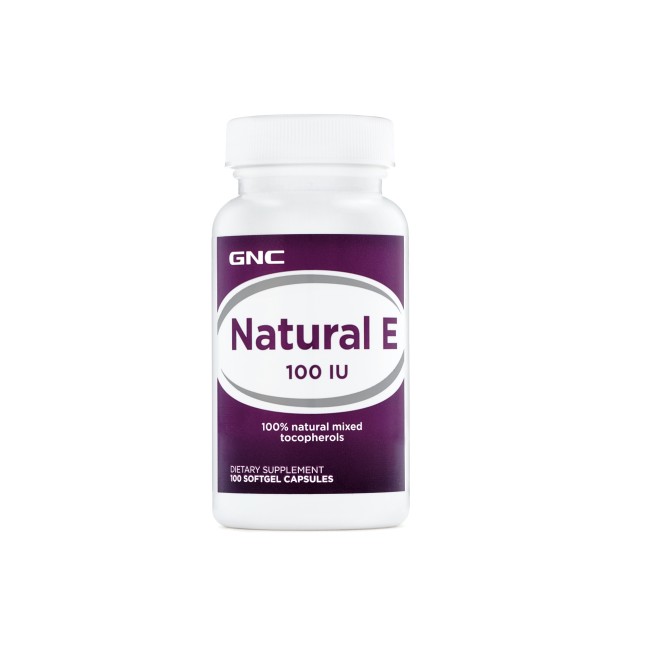Gnc Natural E, Vitamina E Naturala 100 Ui, 100 Cps Gnc Natural E, Vitamina E Naturala 100 Ui, 100 Cps