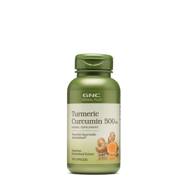 Gnc Herbal Plus Turmeric Curcumin 500 Mg, Turmeric Curcumina,100 Cps Gnc Herbal Plus Turmeric Curcumin 500 Mg, Turmeric Curcumina,100 Cps