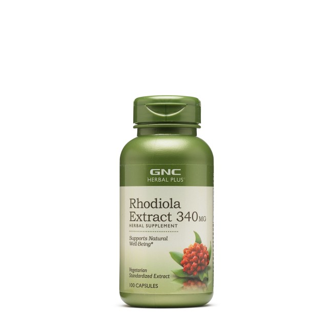 Gnc Herbal Plus Rhodiola 340mg, Extract De Rodiola, 100 Cps Gnc Herbal Plus Rhodiola 340mg, Extract De Rodiola, 100 Cps
