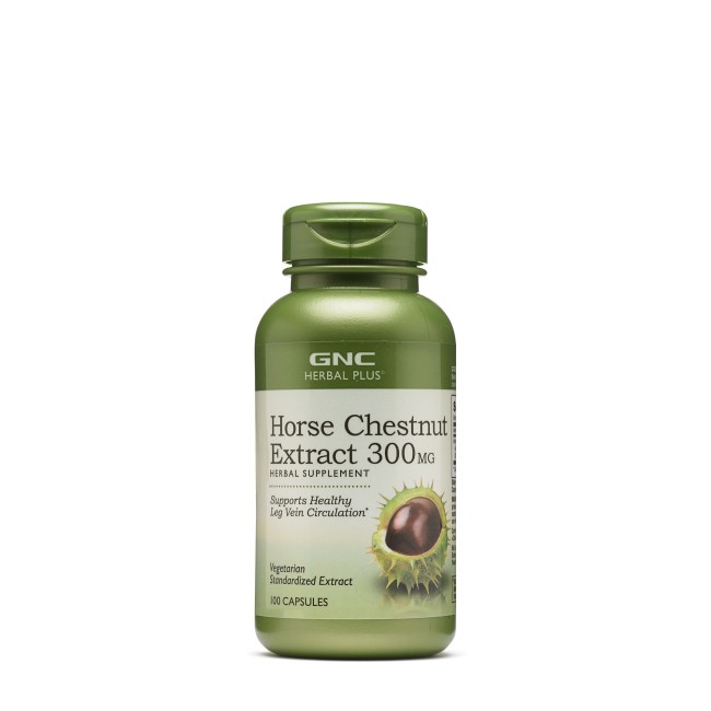 Gnc Herbal Plus Horse Chestnut 300 Mg, Extract Standardizat De Castan Salbatic, 100 Cps