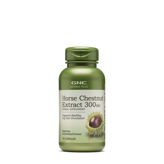 Gnc Herbal Plus Horse Chestnut 300 Mg, Extract Standardizat De Castan Salbatic, 100 Cps Gnc Herbal Plus Horse Chestnut 300 Mg, Extract Standardizat De Castan Salbatic, 100 Cps